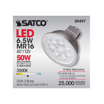6.5MR16/LED/40'/35K/12V - S9497