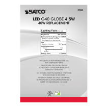 5.5G40/CL/LED/E26/27K/120V - S9565