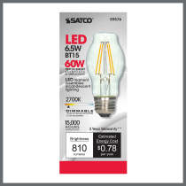 6.5BT15/CL/LED/E26/27K/120V - S9576