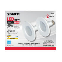 8.5W/LED/4"TRIM/2700K/120V/2PK - S9598