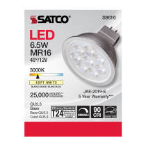 6.5MR16/LED/40'/30K/12V/90CRI - S9616