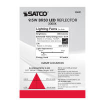 9.5BR30/LED/3000K/750L/120V/D - S9621