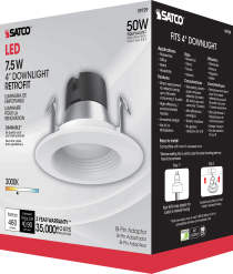 7.5WLED/RDL/4"BFL/12V 90CRI 3K - S9729