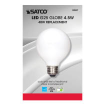4.5G25/SW/LED/E26/27K/120V - S9827