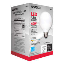 4.5G25/SW/LED/E26/27K/120V - S9827