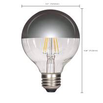 4.5G25/SLV/LED/E26/27K/120V - S9828