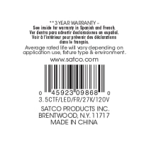 3.5CTF/LED/FR/27K/120V - S9868