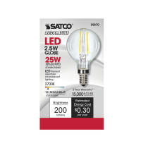 2.5G16.5/LED/CL/27K/120V/E12 - S9870