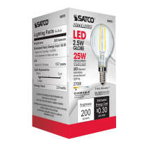 2.5G16.5/LED/CL/27K/120V/E12 - S9870