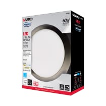 12W/LED/7"FLUSH/3K/BN/SL - S9883