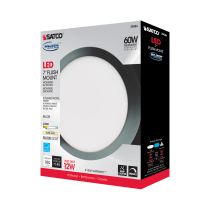 12W/LED/7"FLUSH/3K/PN/SL - S9884