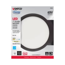 12W/LED/7"FLUSH/3K/BRZ/SL - S9885