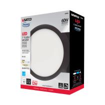 12W/LED/7"FLUSH/3K/BRZ/SL - S9885