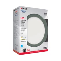 16W/LED/9"FLUSH/3K/PN/SL - S9888