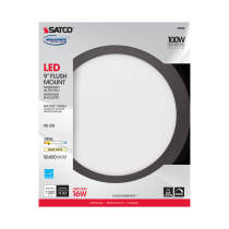 16W/LED/9"FLUSH/3K/BRZ/SL - S9889