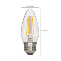 5.5W ETC/LED/27K/CL/120V - S9964