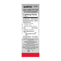 5.5W EFC/LED/27K/CL/120V - S9965