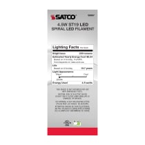 4.5ST19/SPIRAL/LED/AMB/120V - S9967