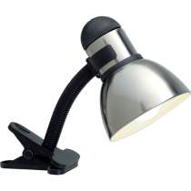 STEEL/BLACK CLIP ON LIGHT - SF76-357