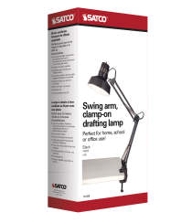 BLACK SWING ARM DRAFTING LAMP - SF76-359