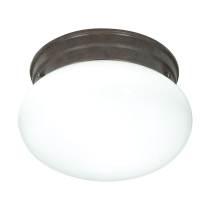 1 LIGHT 8" MUSHROOM FLUSH - SF76-600