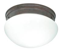 2 LIGHT 10" MUSHROOM FLUSH - SF76-602