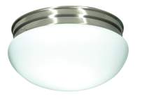 2 LIGHT 12" MUSHROOM FLUSH - SF76-605