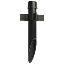 2" PVC MOUNT POST W/BLACK CAP - SF76-643