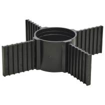 2" PVC MOUNT POST W/BLACK CAP - SF76-643