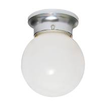 1 LIGHT 8" BALL FIXTURE - SF77-111