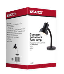 BLK DESK LAMP - SF77-537