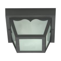 1 LIGHT 8" POLY CARPORT FLUSH - SF77-863