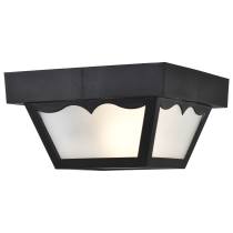 1 LIGHT 8" POLY CARPORT FLUSH - SF77-863