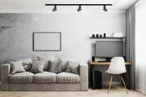 12W LED TRACK HEAD BARREL - TH434