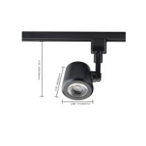 12W LED TRACK HEAD TAPER BACK - TH452