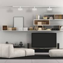 24W LED SQUARE DUAL TRACK HEAD - TH486