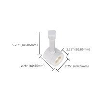 12W LED PISTON TRACK HEAD - TH497