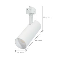 20W CCT LED TRK 48 WHT J-STYLE - TH5013