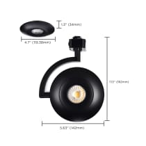 ORB 12W 3CCT 36 DEG BLACK - TH674