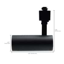 10W CCT LED TRACK HD 48 DG BLK - TH704