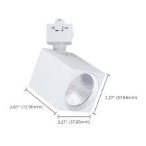 8W SQUARE D2W 6CCT WHITE 36' - TH751