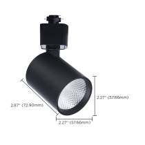 8W ROUND D2W 6CCT BLACK 48' - TH765