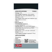 12W LED TRACK HEAD ROUND - TH903