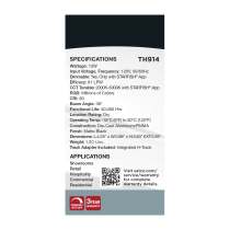 12W LED TRACK HEAD PINCH BACK - TH914