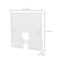 WHITE CUR LIM CANOPY PLT - TP212