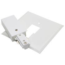 EXT FEED (REV POL) W/CANOPY-WH - TP218