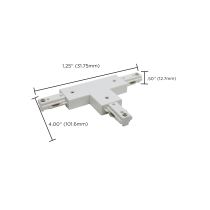 T CONNECTOR REV POLARITY WHT - TP238