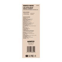 DOMINO WIDE BEAM CANOPY WHITE - 68-161
