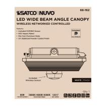 DOMINO WIDE BEAM CANOPY WHITE - 68-162