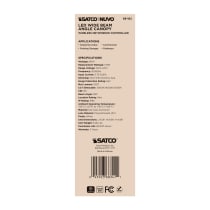 DOMINO WIDE BEAM CANOPY WHITE - 68-162